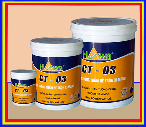1.	HAWA CT-03 Sơn chống thấm hệ trộn xi măng